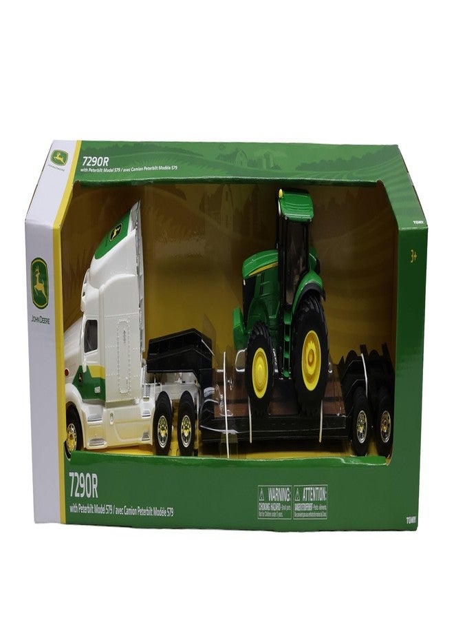 John Deere 1/32 7290R with Peterbilt Model 579 Semi Toy - LP87637 - Image 4
